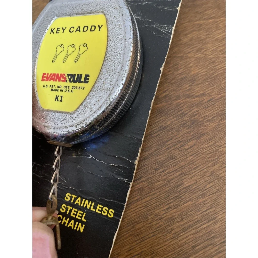 VTG Evans K1 Key Caddy W/ Belt Clip USA New Old Stock‎ /missing Ring/rust